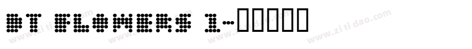 DT Flowers 1字体转换